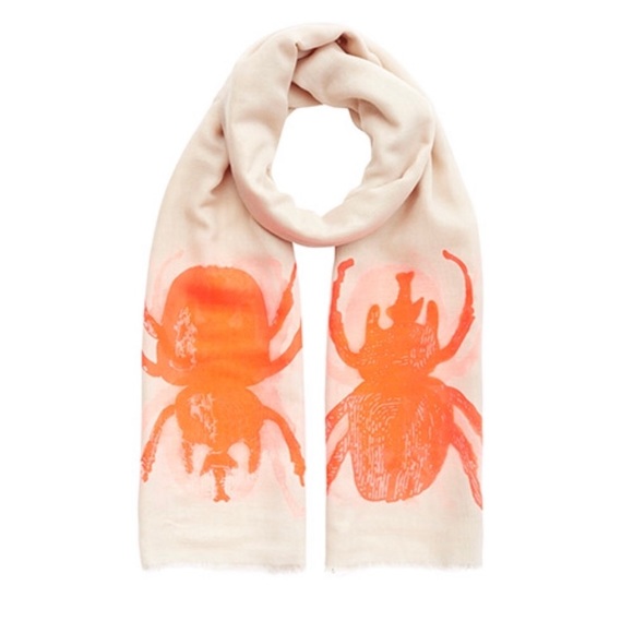 INDIA HICKS SIREN SCARF Flamingo Orange NWT - Picture 1 of 7